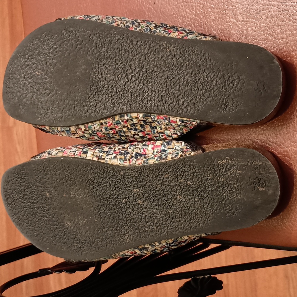bernie mev multi color sandals, sz 36 - Picture 7 of 7